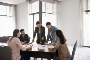 HOA board meeting discussing Reserves