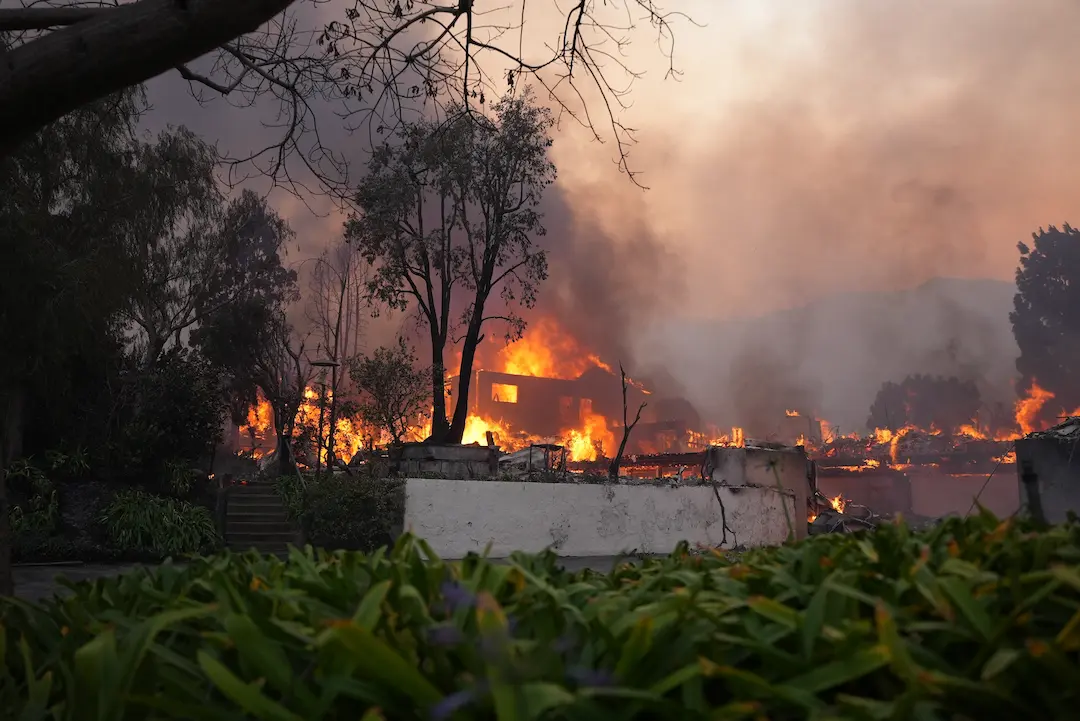wildfire in california